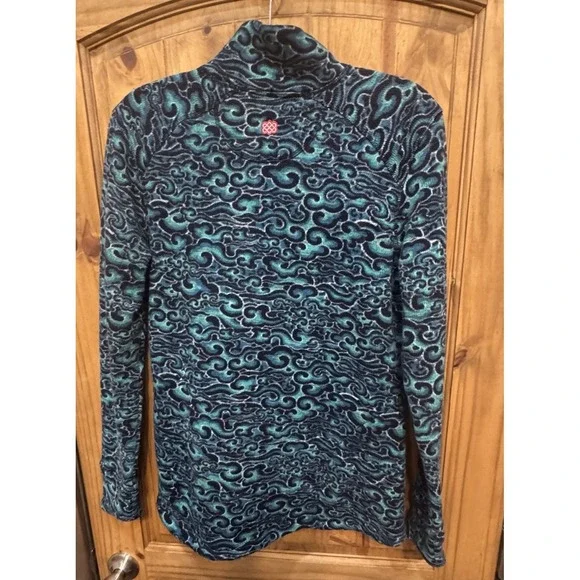 Sherpa Adventure Gear Quarter Zip Fleece Pullover Women's L‎ Teal Wave Outdoor - Picture 2 of 5
